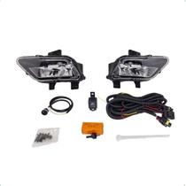Kit Farol Auxiliar Milha Com Led Fiat Botão Modelo Universal Kit Farol Auxiliar Milha Com Led Fiat Botão Modelo Universal