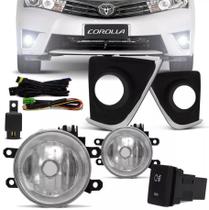 Kit farol auxiliar Milha Corolla 2014 a 2017 Mol Cromada Bmo Kit farol auxiliar Milha Corolla 2014 a 2017 Mol Cromada Bmo