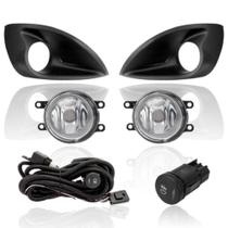 Kit farol auxiliar Milha Fiesta 2010 a 2014 Bmo Com grade Kit farol auxiliar Milha Fiesta 2010 a 2014 Bmo Com grade