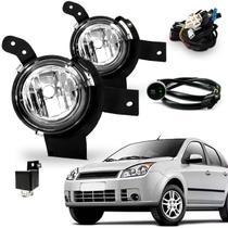 Kit Farol Auxiliar Milha Ford Fiesta 2007 2008 2009 Botao Touch