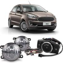 Kit farol auxiliar Milha Ka 2019 em diante Bmo sem grade Kit farol auxiliar Milha Ka 2019 em diante Bmo sem grade