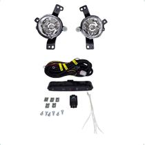 Kit Farol Auxiliar Milha Led Onix Moldura Modelo Original