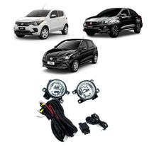Kit farol auxiliar Milha Mobi 2016+ argo cronos 2017+ Bmu