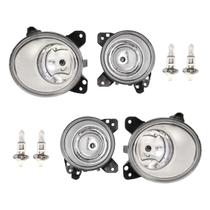 Kit Farol Auxiliar Milha Neblina Sc S4 S5 S6 P G R 124 + lâmpada H1