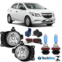 Kit Farol Auxiliar Milha PRISMA 2012 ate 2019 e Super Branca Kit Farol Auxiliar Milha PRISMA 2012 ate 2019 e Super Branca