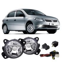 Kit farol auxiliar neblina gol g5 2008 a 2013 vidro vd Kit farol auxiliar neblina gol g5 2008 a 2013 vidro vd