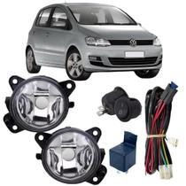 Kit Farol Auxiliar Neblina VOLKS FOX 2010 ate 2014 Vidro Kit Farol Auxiliar Neblina VOLKS FOX 2010 ate 2014 Vidro