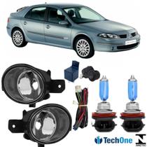 Kit Farol Auxiliar RENAUT LAGUNA 2001 a 2004 e Super Branca