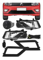 Kit Farol Auxiliar Saveiro 2016 - GOL G8 2019 - com grade Kit Farol Auxiliar Saveiro 2016 - GOL G8 2019 - com grade