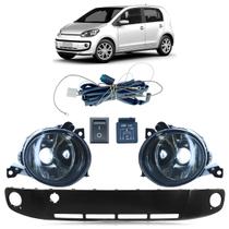 Kit Farol Auxiliar Up Tsi 2014 2015 2016 2017 Completo Lente Lisa Vidro Moldura Preta Furo Milha Kit Farol Auxiliar Up Tsi 2014 2015 2016 2017 Completo Lente Lisa Vidro Moldura Preta Furo Milha