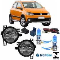 Kit Farol Auxiliar VOLKS Fox 2006 a 2009 e Super Branca