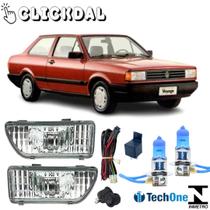 Kit farol auxiliar voyage 87 88 89 90 91 92 93 94 s branca