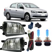 Kit farol auxiliar voyage g6 2012 13 14 15 2016 + lampadas