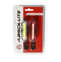 Kit Farol Bike Frontal + Pisca Traseiro Led Usb Recarregável