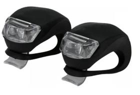 Kit Farol Bike LED Dianteiro e Traseiro Silicone 2 Unidades Kit Farol Bike LED Dianteiro e Traseiro Silicone 2 Unidades