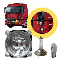 Kit Farol Com Vigia Le + Lâmpadas H7+pingão Novo Ford Cargo