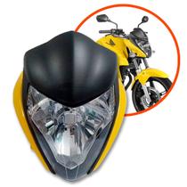 Kit farol completo com carenagem honda cb 300r 2009-2015 - amarelo - melc