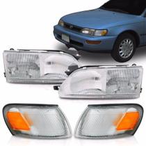 Kit farol corolla 1994 a 1997 completo com pisca