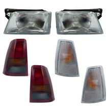 Kit Farol Cromado Lanterna Fume E Pisca Cristal Kadett 1989 A 1998.