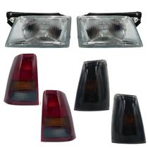 Kit Farol Cromado Lanterna Fume E Pisca Fume Kadett 1989 A 1998.