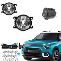 Kit Farol de Milha Auxiliar C3 2023 com Botão Touch Suits - STS279CT