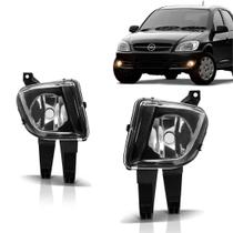 Kit Farol de Milha Auxiliar Celta Prisma 2006 a 2012 Ld Direito + Le Esquerdo