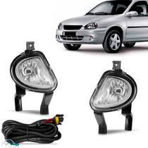 Kit Farol de Milha Auxiliar Corsa Classic 2003 2010 C/botão Kit Farol de Milha Auxiliar Corsa Classic 2003 2010 C/botão