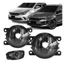 Kit Farol de Milha Auxiliar Fiat Argo/Cronos 2017 2021 bt. mod Original Tiger Auto 0202019
