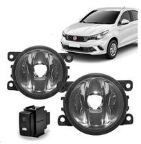 Kit Farol de Milha Auxiliar Fiat Argo/Cronos 2017 2021 bt. mod Universal Tiger Auto 0202018