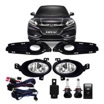 Kit Farol De Milha Auxiliar Honda Hrv 2015 2016 2017 Completo