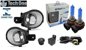 Kit Farol De Milha Auxiliar Neblina Laguna 01 02 03 04 VIDRO + H11 SB