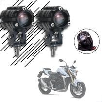 Kit Farol de Milha Auxiliar Neblina Led 10w 12v 24v Suzuki GSR 750