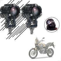 Kit Farol de Milha Auxiliar Neblina Led 10w 12v 24v XTZ 250 Tenerê