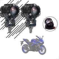 Kit Farol de Milha Auxiliar Neblina Led10w 12v 24v Yamaha YZR R3 321cc