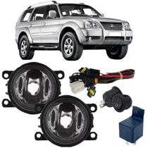 Kit farol de milha auxiliar neblina mitsubishi pajero sport 2007 2008 2009 2010 2011 2012 2013 2014 2015 nc acr