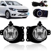 Kit Farol de Milha Auxiliar Onix 2013 a 2019 Botão Original Kit Farol de Milha Auxiliar Onix 2013 a 2019 Botão Original
