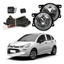 Kit Farol de Milha C3 2009 a 2021 Auxiliar Neblina Kit Farol de Milha C3 2009 a 2021 Auxiliar Neblina