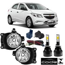 Kit farol de milha chevrolet onix 2013 ate 2020 e super led