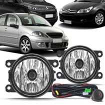 Kit farol de milha Citroën C3 2009 a 2012 C4 2008 a 2011 Air Cross 2010 a 2018 botão alternativo