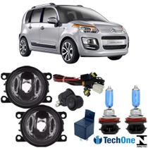 Kit farol de milha citroen c3 picasso 2011 a 2015 e super branca Kit farol de milha citroen c3 picasso 2011 a 2015 e super branca