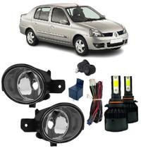 Kit farol de milha clio sedan 2003 a 2012 vidro + h11 led Kit farol de milha clio sedan 2003 a 2012 vidro + h11 led