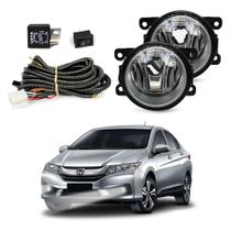 Kit Farol de Milha Compatível para City 2015 a 2021 Auxiliar Neblina Kit Farol de Milha Compatível para City 2015 a 2021 Auxiliar Neblina