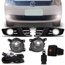 Kit Farol de Milha Completo Volkswagen Polo Sedan Hatch 2012 13 14 16 Auxiliar Neblina