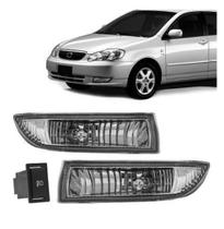 Kit Farol de Milha Corolla 2003 04 Fielder 2004 05 06 07 Bt. Mod. Original Tiger Auto 0207001
