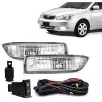 Kit Farol de Milha Corolla / Filder 2003 2004 Completo