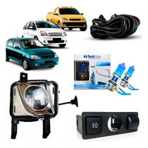 Kit Farol de Milha Corsa Montana Meriva 2003 a 2011 + Par Lampadas Super Brancas H3 55W 8500k Kit Farol de Milha Corsa Montana Meriva 2003 a 2011 + Par Lampadas Super Brancas H3 55W 8500k