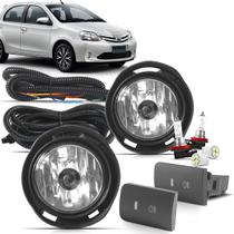 Kit farol de milha do Etios 2012 2013 2014 2015 2016 2017 2018 2019 2020 com botão modelo original Kit farol de milha do Etios 2012 2013 2014 2015 2016 2017 2018 2019 2020 com botão modelo original