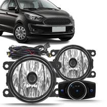Kit farol de milha do Ford Ka 2019 e 2020 com botão modelo original