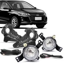 Kit farol de milha do Onix Plus 2020 2021 2022 2023 2024 2025 com molduras e botão modelo alternativo Kit farol de milha do Onix Plus 2020 2021 2022 2023 2024 2025 com molduras e botão modelo alternativo