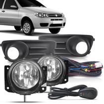 Kit farol de milha do Palio Fire Economy 2007 2008 2009 2010 2011 2012 2013 2014 2015 e 2016